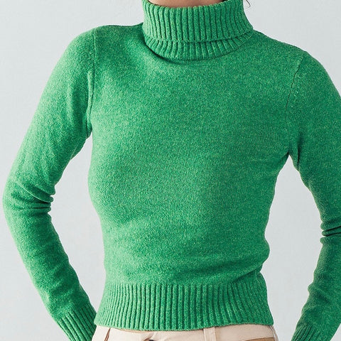 Square Neck Stripe Cropped Sweater