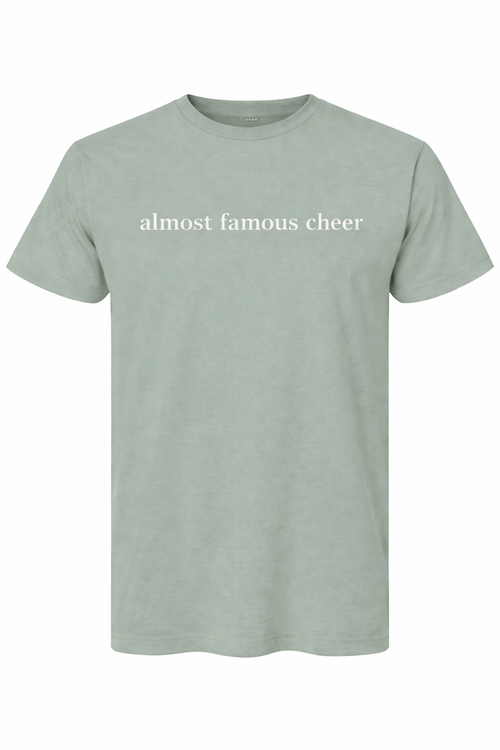 Almost Famous Cheer Sage Tee Pre-order