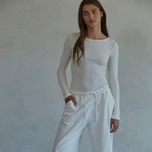 Knit Poly Long Sleeve Bodysuit