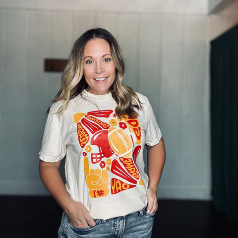 Iowa Retro Script Tee