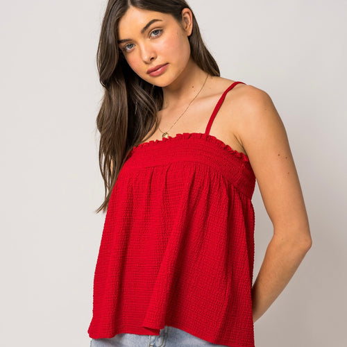 Smocked Cami Top