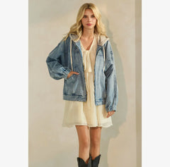 AF Embroidered Denim Jacket