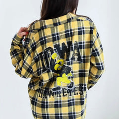 Iowa Varsity Oversized Plaid