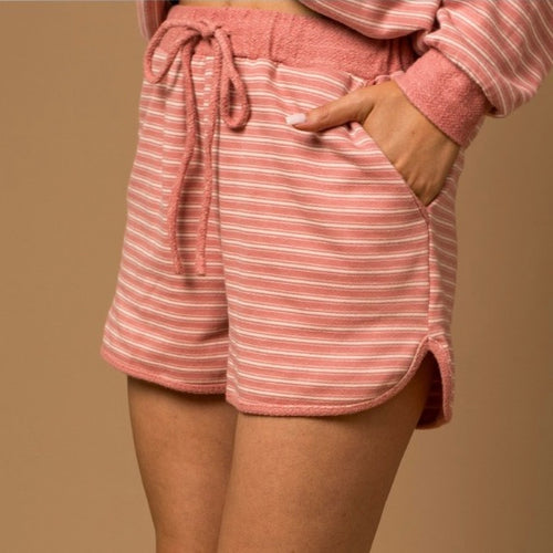 Stripe Print Shorts