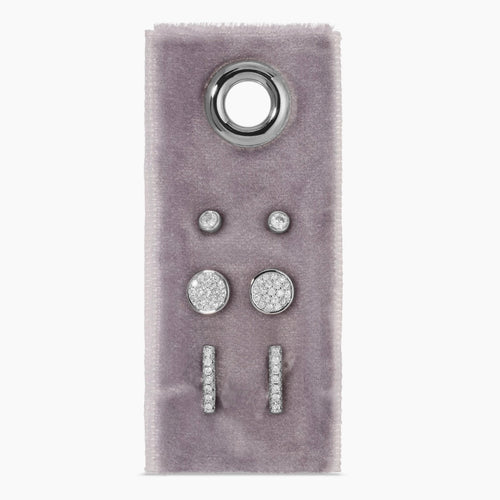 Pave Velvet Stud Gift Set