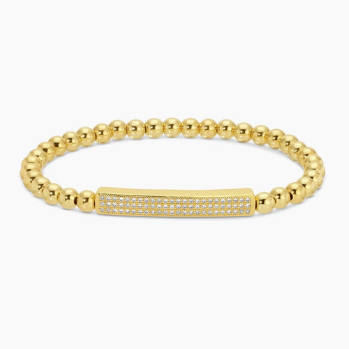 Pave Bar Stretch Bracelet