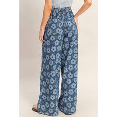 Floral Wide-Leg Pants