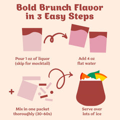 Bloody Mary Cocktail / Mocktail Mixer 12 Servings Multipack