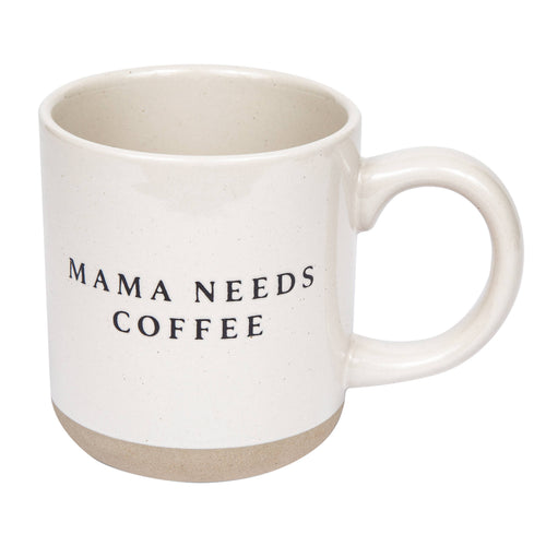 Mama Needs Coffee Stoneware Coffee Mug - Gifts & Home Decor