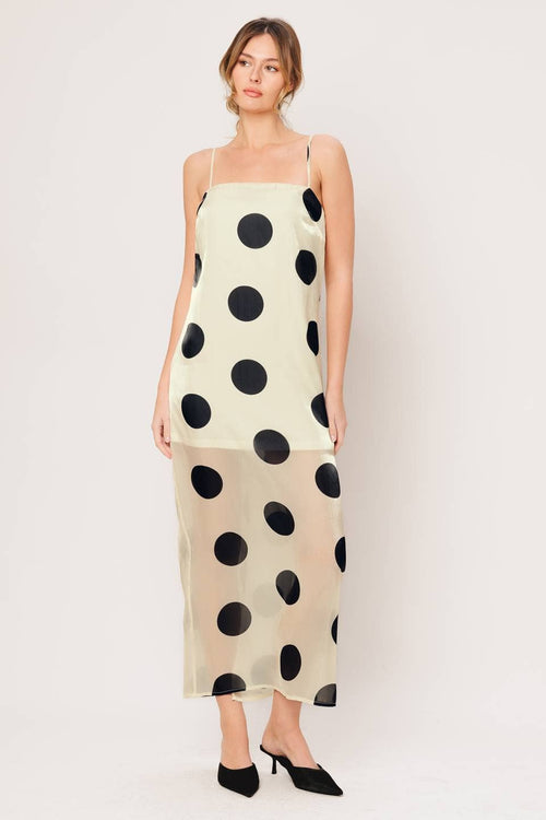 Polka Dot midi dress