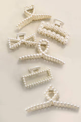 PEARL HAIR CLAW CLIPS | 40H736