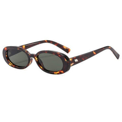 RETRO ACETATE FRAME UV400 SUNGLASSES