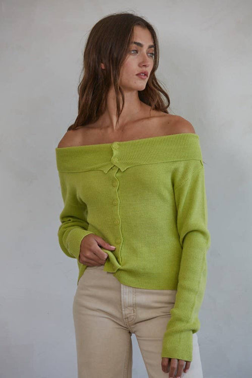 Knit Sweater Cardigan Top