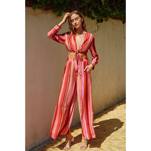 Eye Candy Wide Leg Pull On Pants