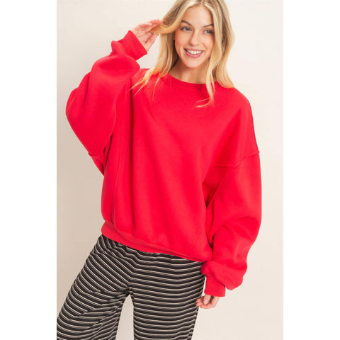 Oversized Hooded Open Front Coat