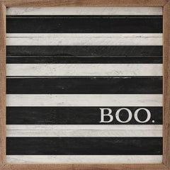 Boo White And Black Stripe