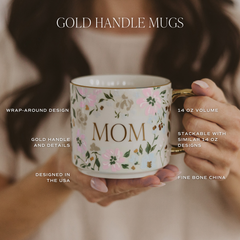 Gold Mom Coffee Mug - Spring & Mother's Day Gifts