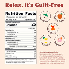Bloody Mary Cocktail / Mocktail Mixer 12 Servings Multipack