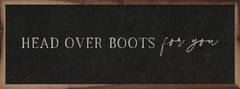Head Over Boots For You Black
