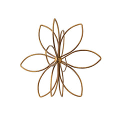 Bohdi Flower Metal Wire Decorative Accent Bronze