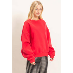 Oversized Dropped Shoulder Sweatshirt