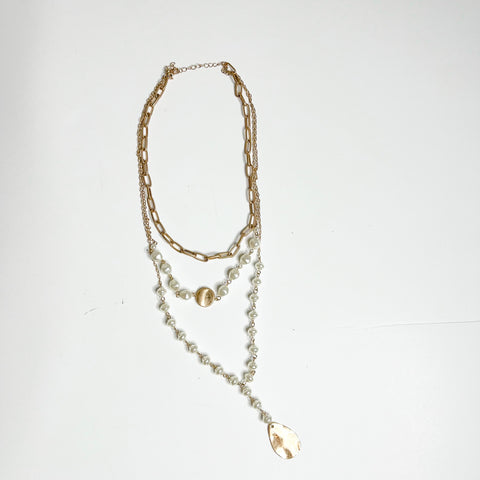 Layered Horseshoe Pendant Necklace